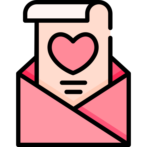 Love letter Special Lineal color icon