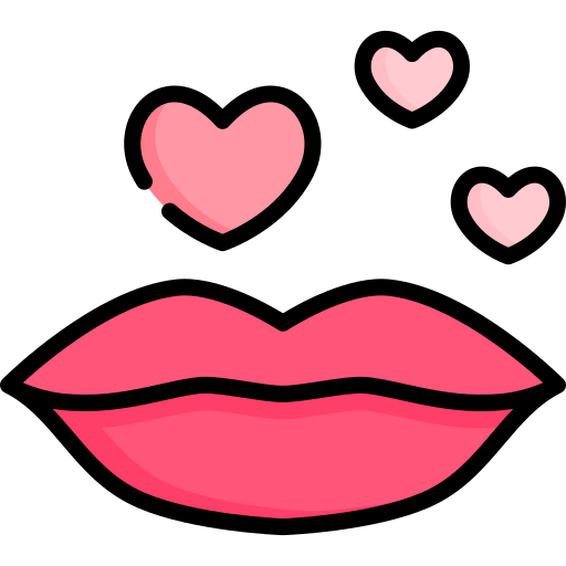 pocałunek Special Lineal color ikona