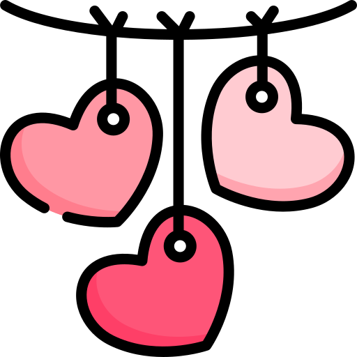 corazones Special Lineal color icono