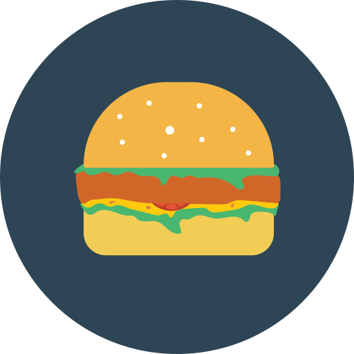 hamburger Generic Circular Icône