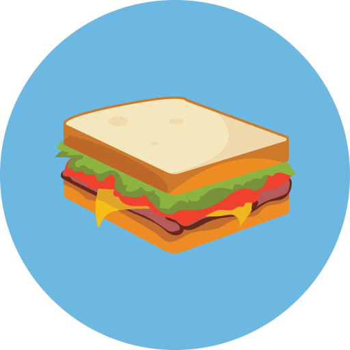 sandwich Generic Circular icona