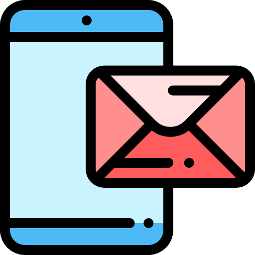 email Detailed Rounded Lineal color icon