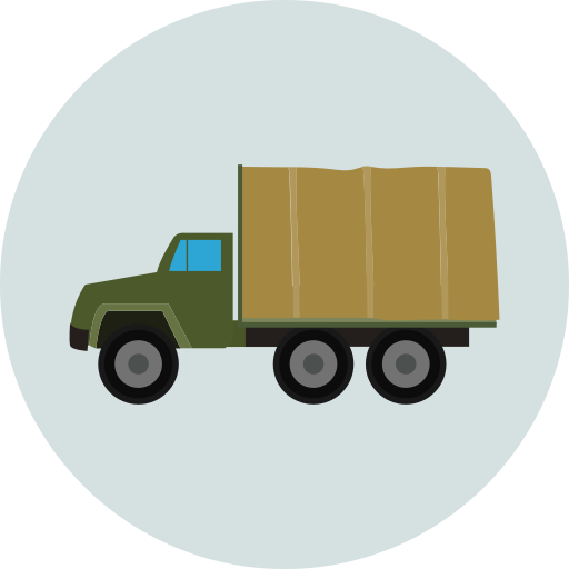 vrachtauto Generic Circular icoon