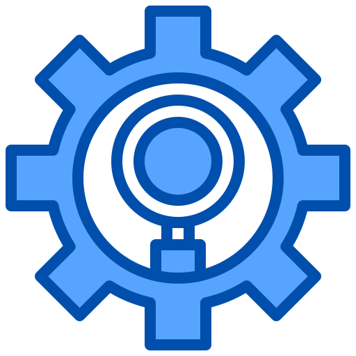 Search engine optimization xnimrodx Blue icon