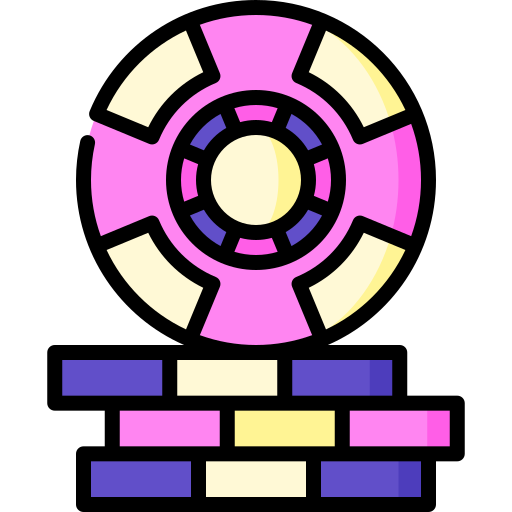Casino chip Special Lineal color icon