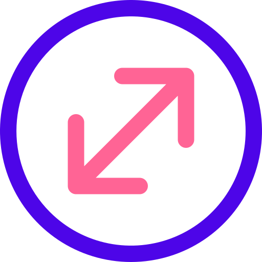 双方向 Generic Outline Color icon
