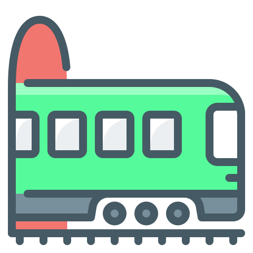 Train Generic Outline Color icon