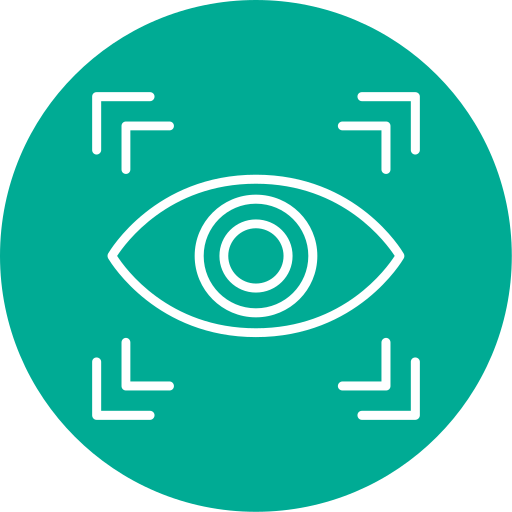 scanner de olho Generic Circular Ícone
