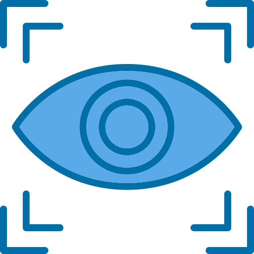 escáner ocular Generic Blue icono