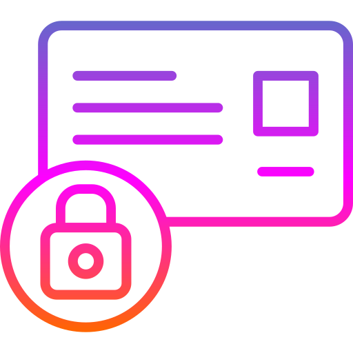 carta di credito Generic Gradient icona