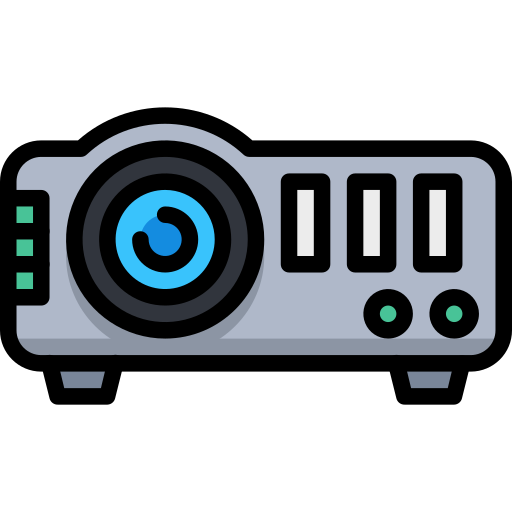 ビデオプロジェクター Generic Outline Color icon