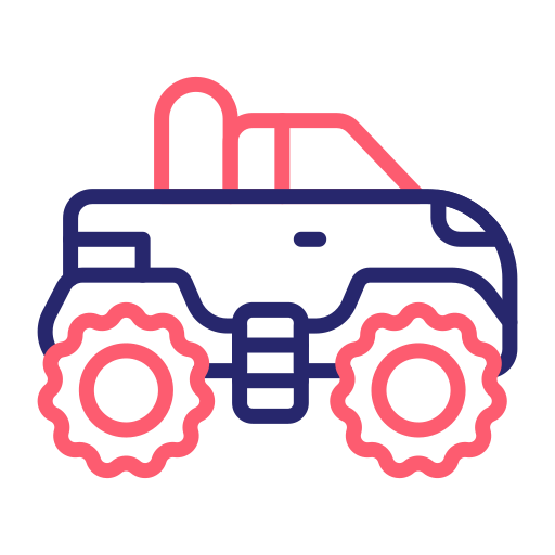 monster truck Generic Outline Color icoon