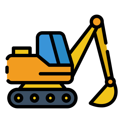 Excavator Good Ware Lineal Color icon