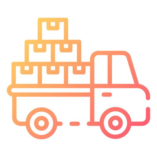 camión de carga Good Ware Gradient icono