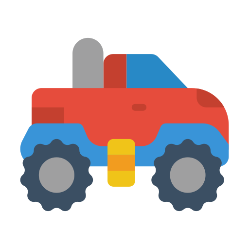 Monster truck Good Ware Flat icon