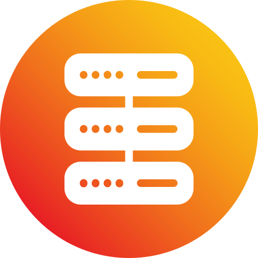 Server Generic Flat Gradient icon