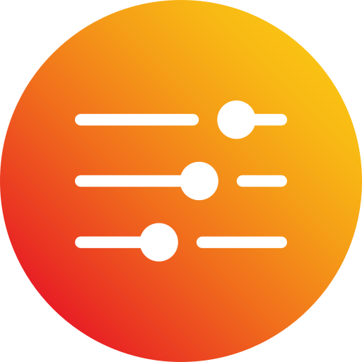 Adjust Generic Flat Gradient icon