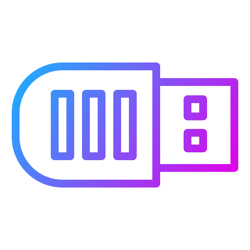 Usb Generic Gradient icon