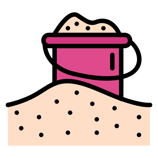 Bucket Generic Outline Color icon