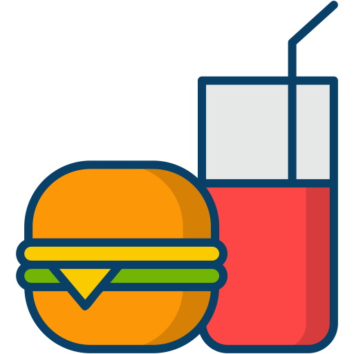 飲食 Generic Outline Color icon