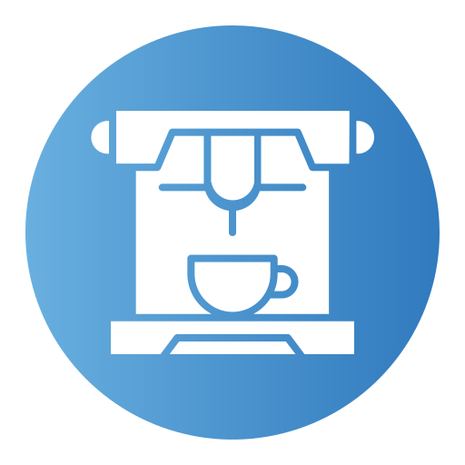 Кофе-машина Generic Flat Gradient иконка