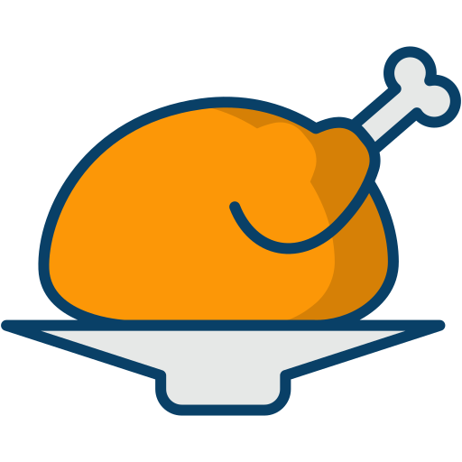 pollo Generic Outline Color icono