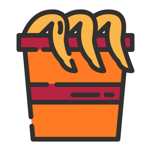 Chicken bucket Generic Outline Color icon