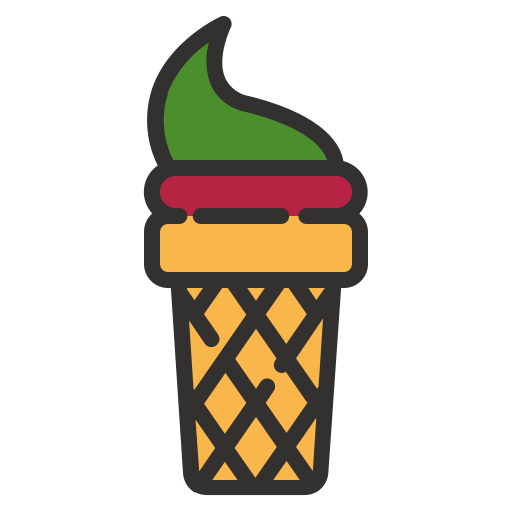 アイスクリーム Generic Outline Color icon