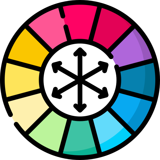 kleurenwiel Special Lineal color icoon