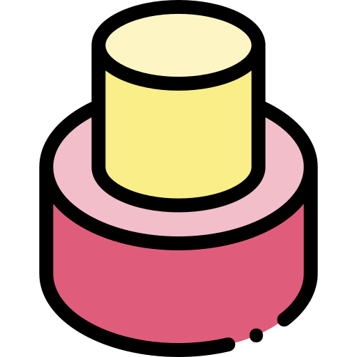 Cylinder Detailed Rounded Lineal color icon