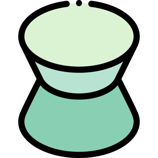 Cone Detailed Rounded Lineal color icon
