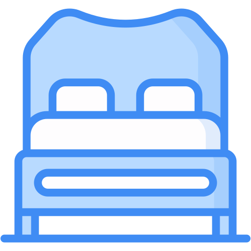 ベッド Generic Blue icon