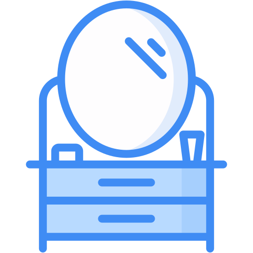 Dressing table Generic Blue icon