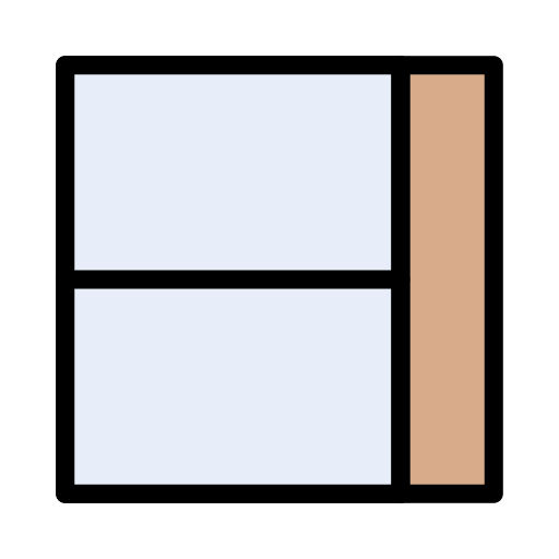 그리드 라인 Vector Stall Lineal Color icon