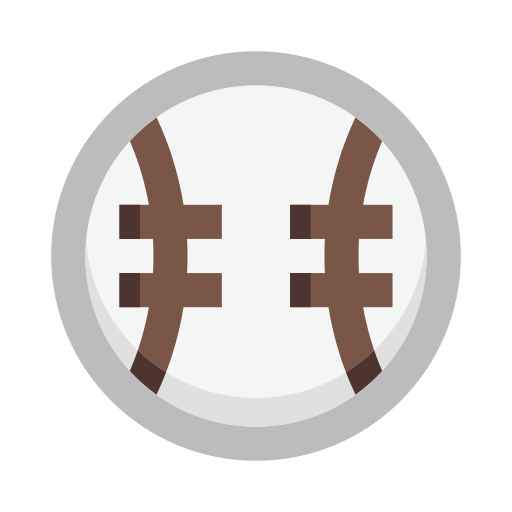 pelota de beisbol edt.im Lineal color icono