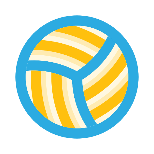 волейбольный мяч edt.im Lineal color иконка