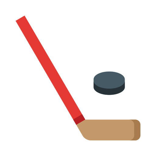 hockeyschläger edt.im Lineal color icon