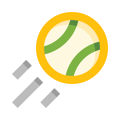 palla da tennis edt.im Lineal color icona
