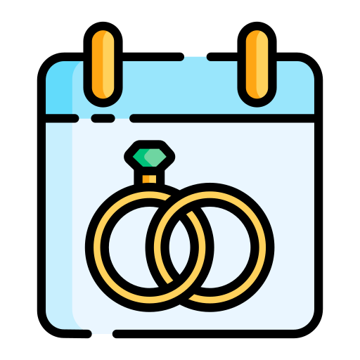 Wedding day Generic Detailed Outline icon