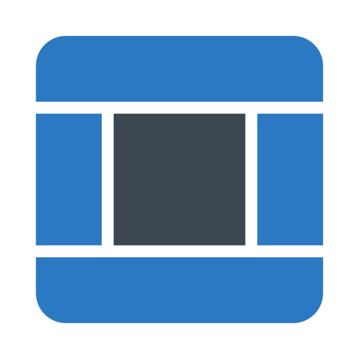Page layout Generic Blue icon