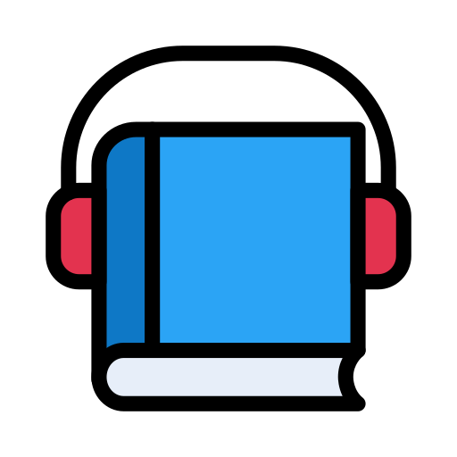 Audio book Vector Stall Lineal Color icon