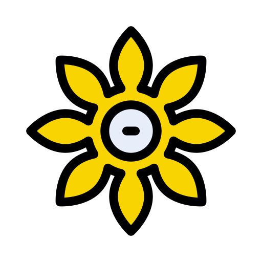 sonnenblume Vector Stall Lineal Color icon