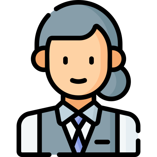 Stewardess Special Lineal color icon