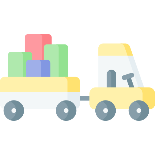 bagage vrachtwagen Special Flat icoon