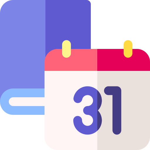 毎月 Basic Rounded Flat icon