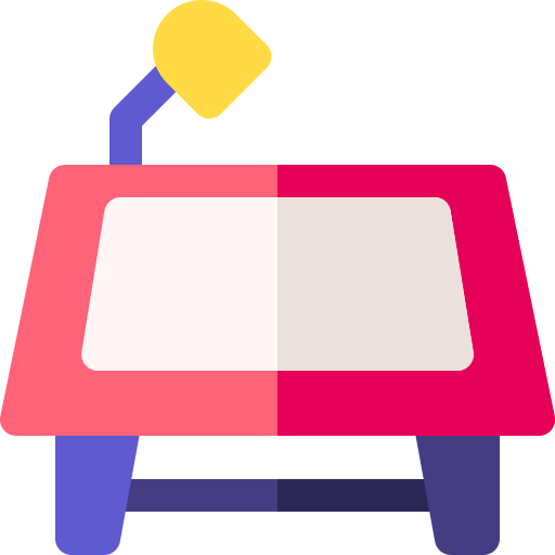 mesa de dibujo Basic Rounded Flat icono