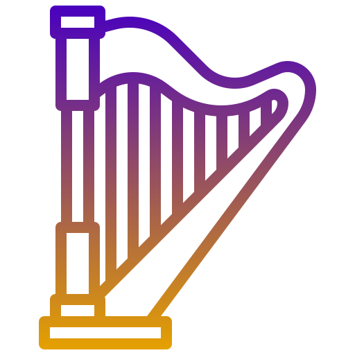 harfa Generic Gradient ikona