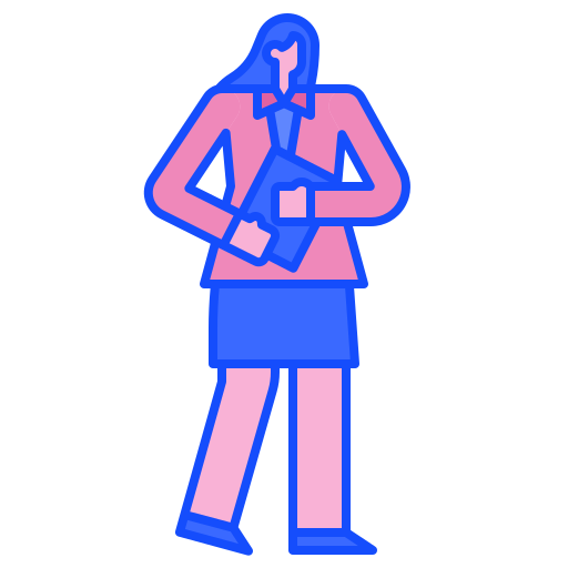 geschäftsfrau Generic Outline Color icon