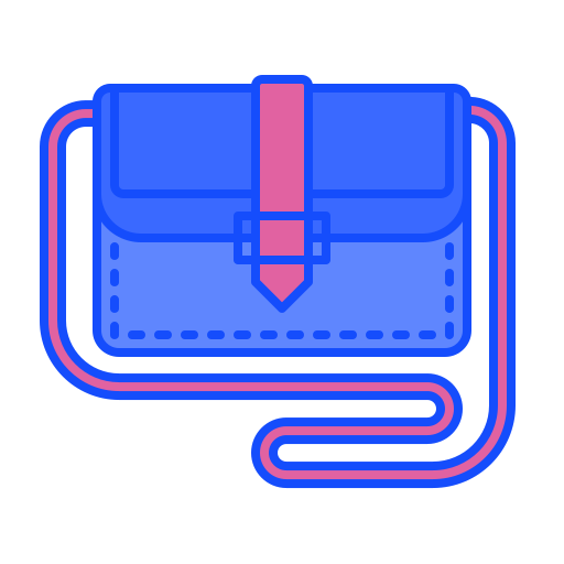 schultertasche Generic Outline Color icon