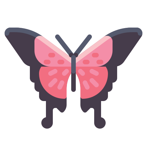 papillon Flaticons Flat Icône